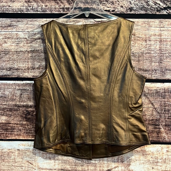 Cold Water Creek Spirit leather vest - Picture 4 of 10